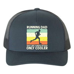 Funny Running For Men Dad Marathon Runner Coach Marathoner Yupoong Adult 5-Panel Trucker Hat