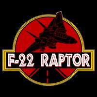 F22 Raptor Fighter Jet Drawstring Bag