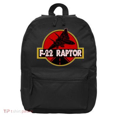 F22 Raptor Fighter Jet 16 in Basic Backpack