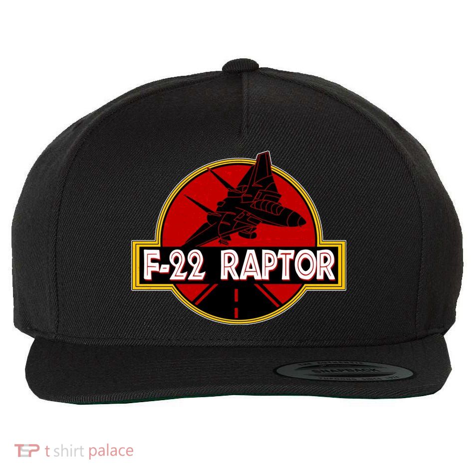 F22 Raptor Fighter Jet Wool Snapback Cap