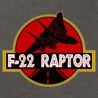 F22 Raptor Fighter Jet Cotton Canvas Backpack