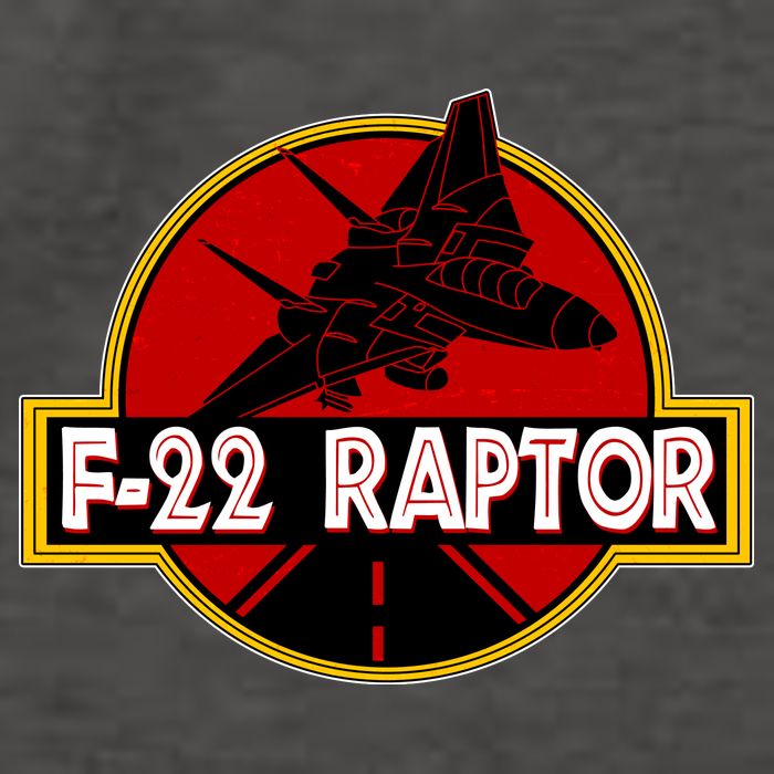 F22 Raptor Fighter Jet Vector Backpack