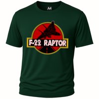 F22 Raptor Fighter Jet Cooling Performance Crew T-Shirt