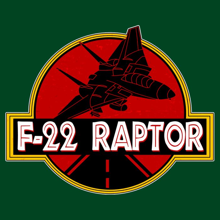 F22 Raptor Fighter Jet Cooling Performance Crew T-Shirt