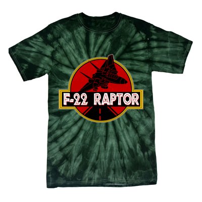 F22 Raptor Fighter Jet Tie-Dye T-Shirt