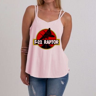 F22 Raptor Fighter Jet Women's Strappy Tank