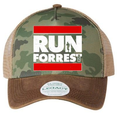 Funny Run Forrest Run Logo Legacy Tie Dye Trucker Hat