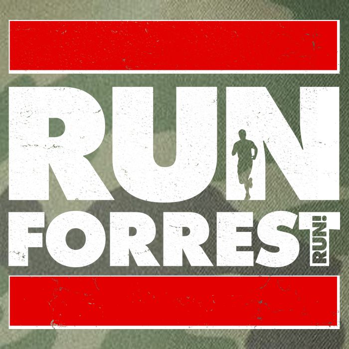 Funny Run Forrest Run Logo Legacy Tie Dye Trucker Hat