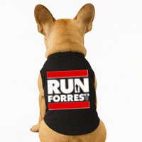 Funny Run Forrest Run Logo Doggie Tank
