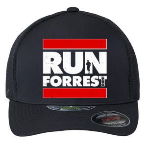 Funny Run Forrest Run Logo Flexfit Unipanel Trucker Cap