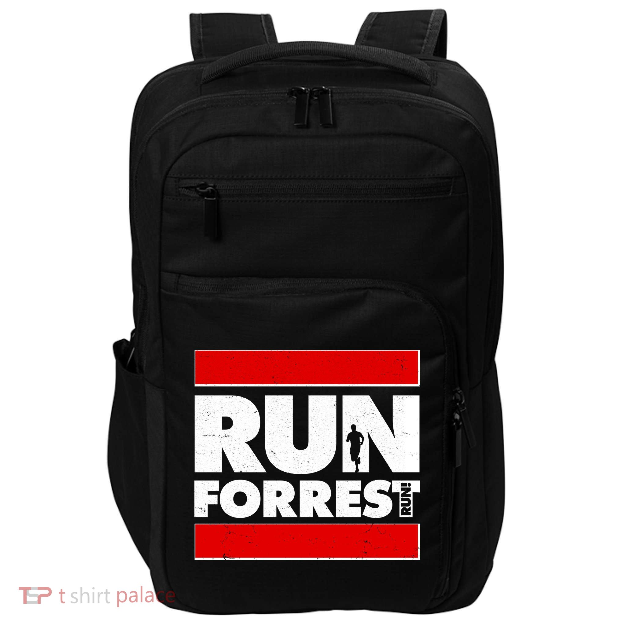 Funny Run Forrest Run Logo Impact Tech Backpack
