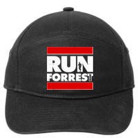 Funny Run Forrest Run Logo 7-Panel Snapback Hat
