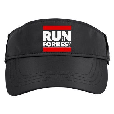 Funny Run Forrest Run Logo Adult Drive Performance Visor