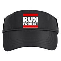 Funny Run Forrest Run Logo Adult Drive Performance Visor