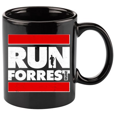 Funny Run Forrest Run Logo 11oz C Handle Ceramic Mug