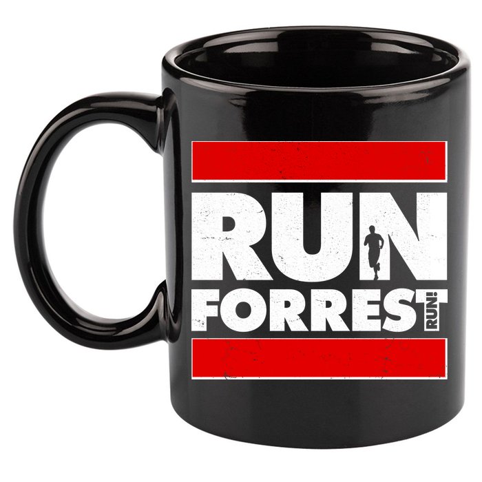 Funny Run Forrest Run Logo 11oz C Handle Ceramic Mug