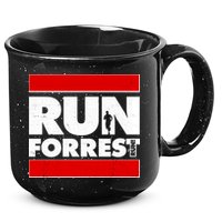Funny Run Forrest Run Logo 15oz Campfire Ceramic Mug