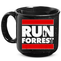 Funny Run Forrest Run Logo 15oz Campfire Ceramic Mug