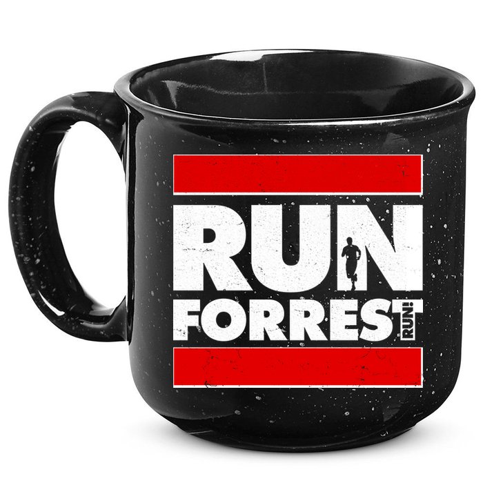 Funny Run Forrest Run Logo 15oz Campfire Ceramic Mug