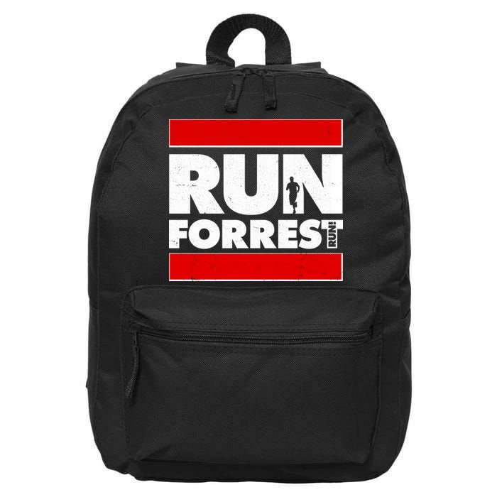 Funny Run Forrest Run Logo 16 in Basic Backpack
