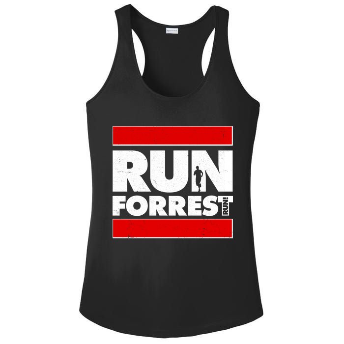 Funny Run Forrest Run Logo Ladies PosiCharge Competitor Racerback Tank