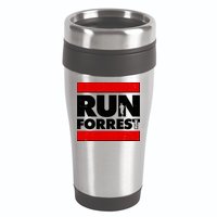 Funny Run Forrest Run Logo 16oz Travel Tumbler