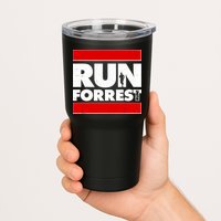Funny Run Forrest Run Logo Tumbler