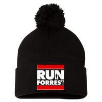 Funny Run Forrest Run Logo Pom Pom 12in Knit Beanie