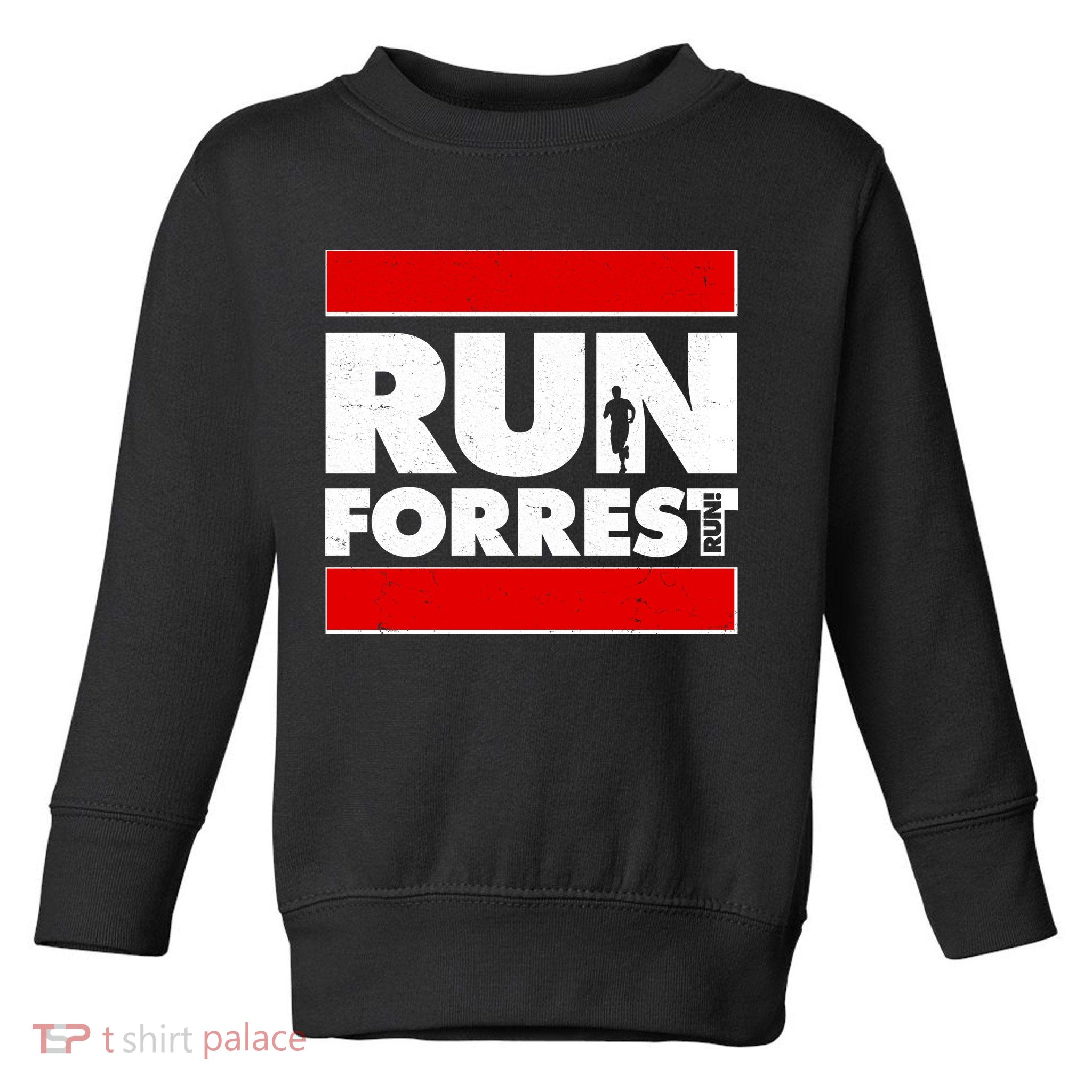 Funny Run Forrest Run Logo Toddler Sweatshirt