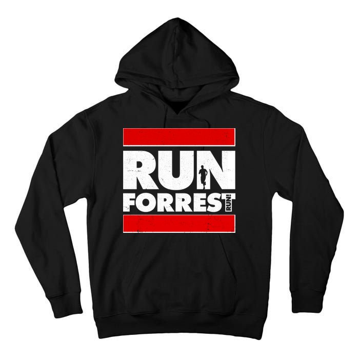 Funny Run Forrest Run Logo Tall Hoodie
