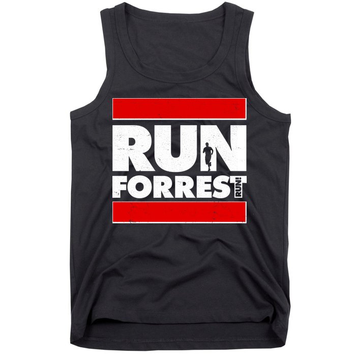Funny Run Forrest Run Logo Tank Top