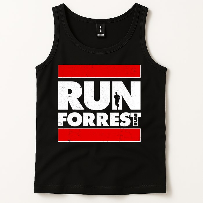 Funny Run Forrest Run Logo Tank Top
