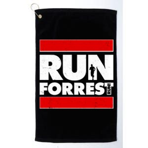 Funny Run Forrest Run Logo Platinum Collection Golf Towel