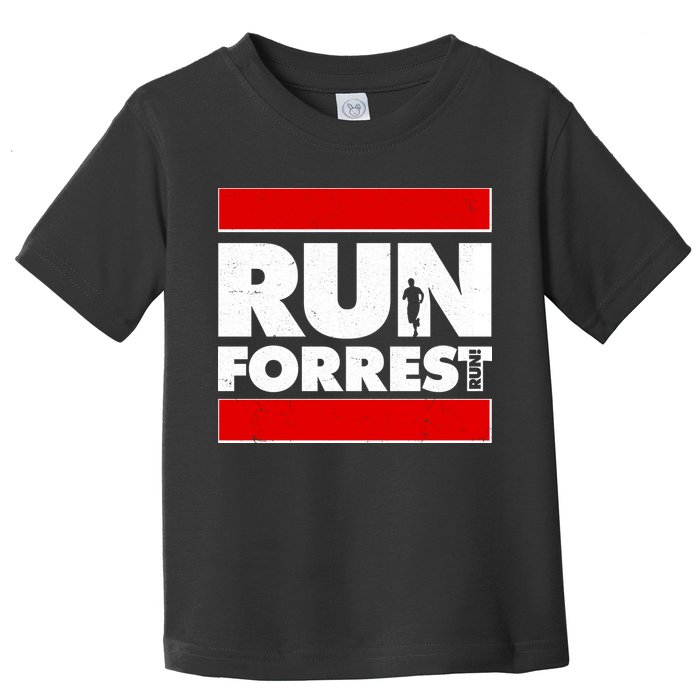 Funny Run Forrest Run Logo Toddler T-Shirt
