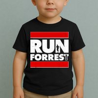 Funny Run Forrest Run Logo Toddler T-Shirt