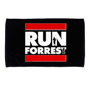 Funny Run Forrest Run Logo Microfiber Hand Towel