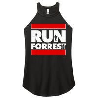 Funny Run Forrest Run Logo Women's Perfect Tri Rocker Tank