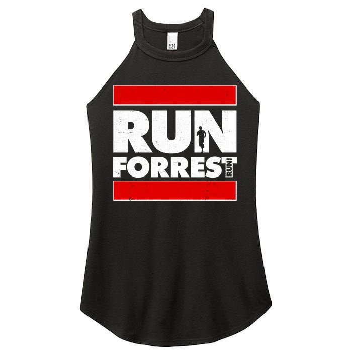 Funny Run Forrest Run Logo Women's Perfect Tri Rocker Tank