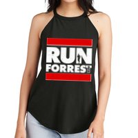 Funny Run Forrest Run Logo Women's Perfect Tri Rocker Tank