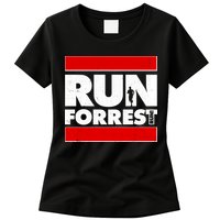Funny Run Forrest Run Logo Womens T-Shirt
