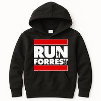 Funny Run Forrest Run Logo Kids Hoodie