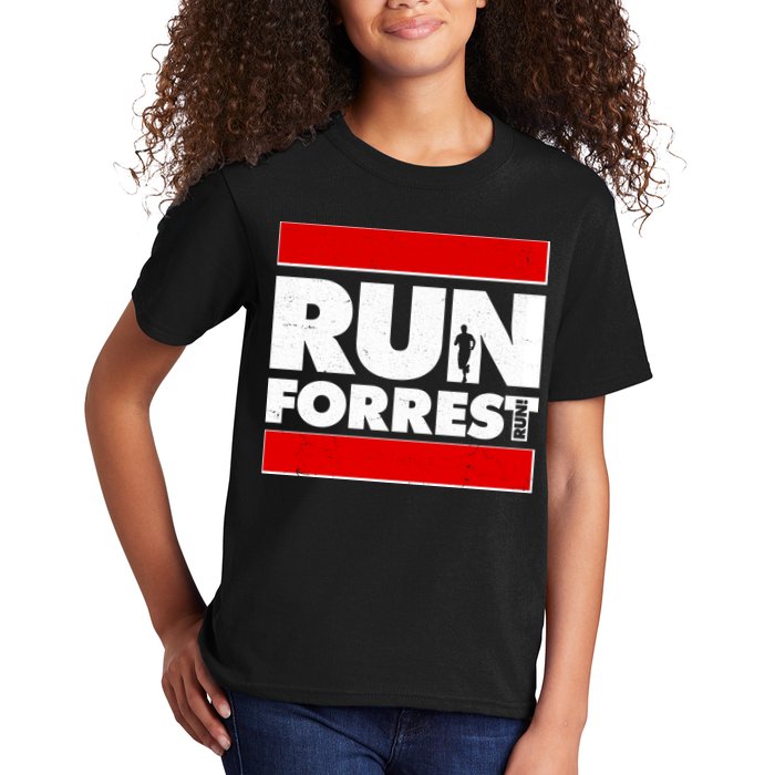 Funny Run Forrest Run Logo Kids T-Shirt