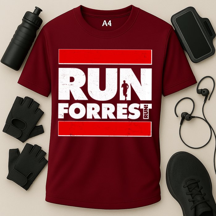 Funny Run Forrest Run Logo Performance Shirt