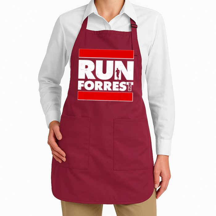 Funny Run Forrest Run Logo Apron