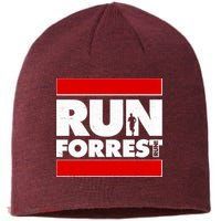 Funny Run Forrest Run Logo Sustainable Beanie