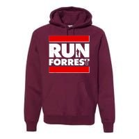 Funny Run Forrest Run Logo Premium Hoodie