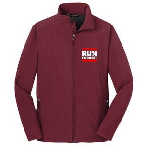 Funny Run Forrest Run Logo Core Soft Shell Jacket