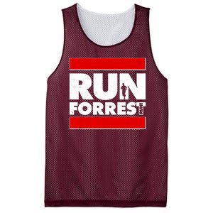 Funny Run Forrest Run Logo Mesh Reversible Basketball Jersey Tank