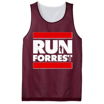 Funny Run Forrest Run Logo Mesh Reversible Basketball Jersey Tank