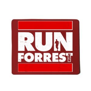 Funny Run Forrest Run Logo Mousepad